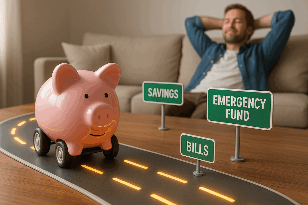 self driving piggy bank