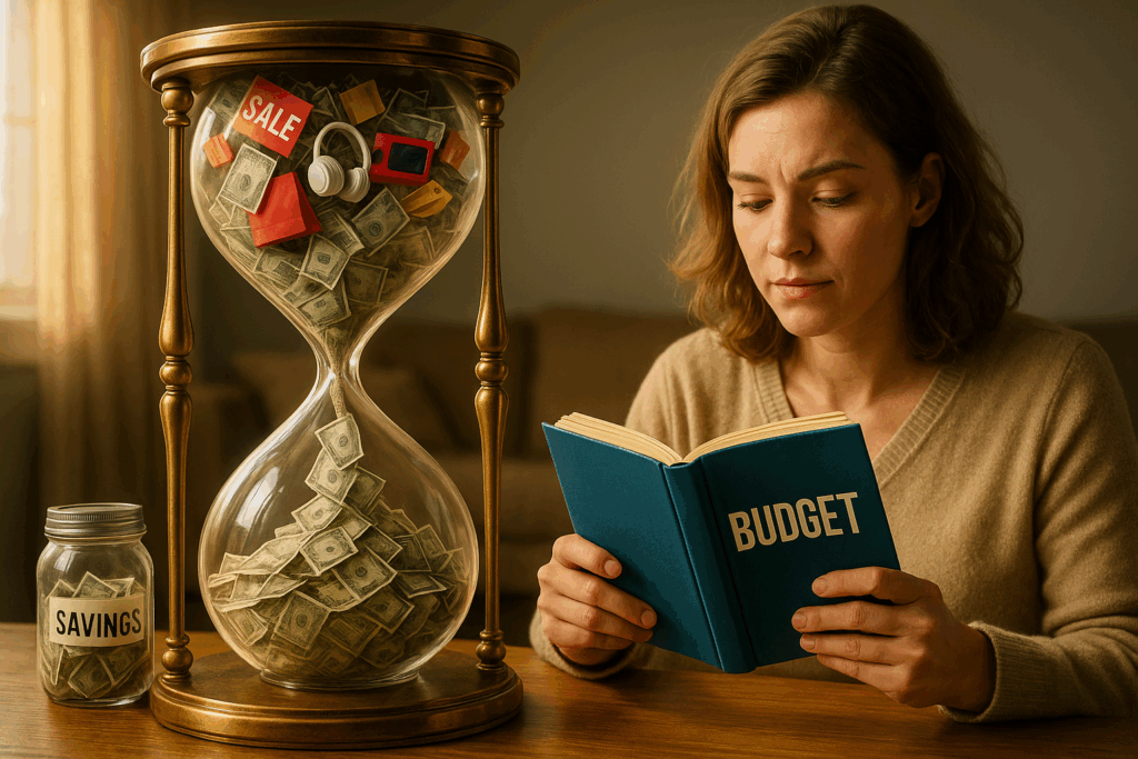 budgeting with a hour-glass